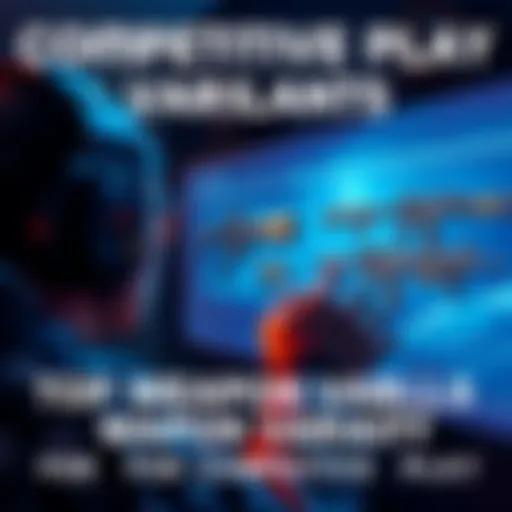 A gamer looking at different weapon variants on a screen, showcasing designs inspired by a deep sea theme alongside other popular choices.