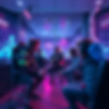 A competitive gaming team strategizing in Cryo Archive, targeting casual players amidst an intense gameplay environment.