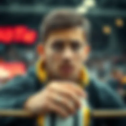 A competitor looks distressed while facing obstacles during a competitive event.