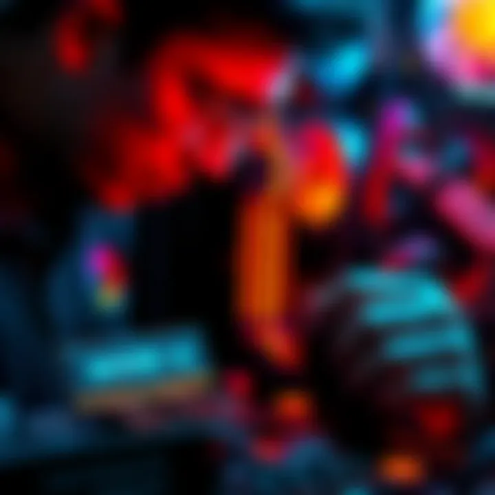 A person examining various computer parts, including RAM and graphics card, to troubleshoot crashes.