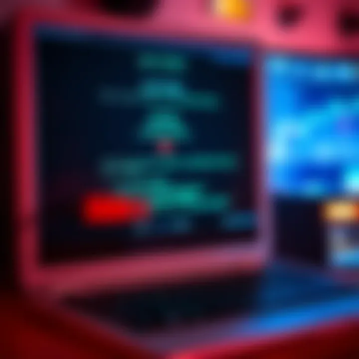 A computer screen showing a booting system while a USB stick is plugged in, producing a melody during startup.