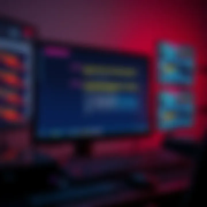 Computer showing memory issues A computer screen displaying error messages related to memory leakage and crashes