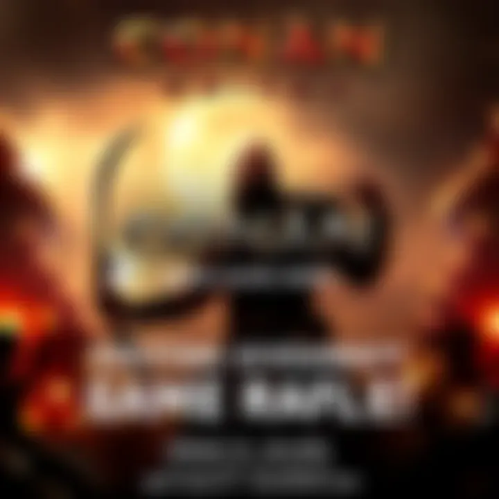 Conan Exiles Game Raffle A graphic promoting the raffle for the Conan Exiles base game, featuring game art and details about the giveaway date.