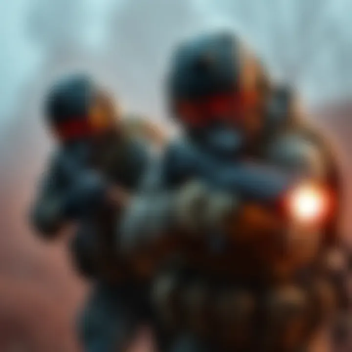 A tactical team using concussive rounds during an outbreak response exercise