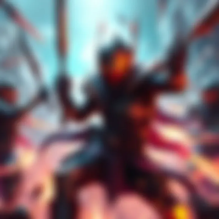 Conduit, the top support legend, aiding allies in a fierce battle scene with vibrant colors and dynamic movement.