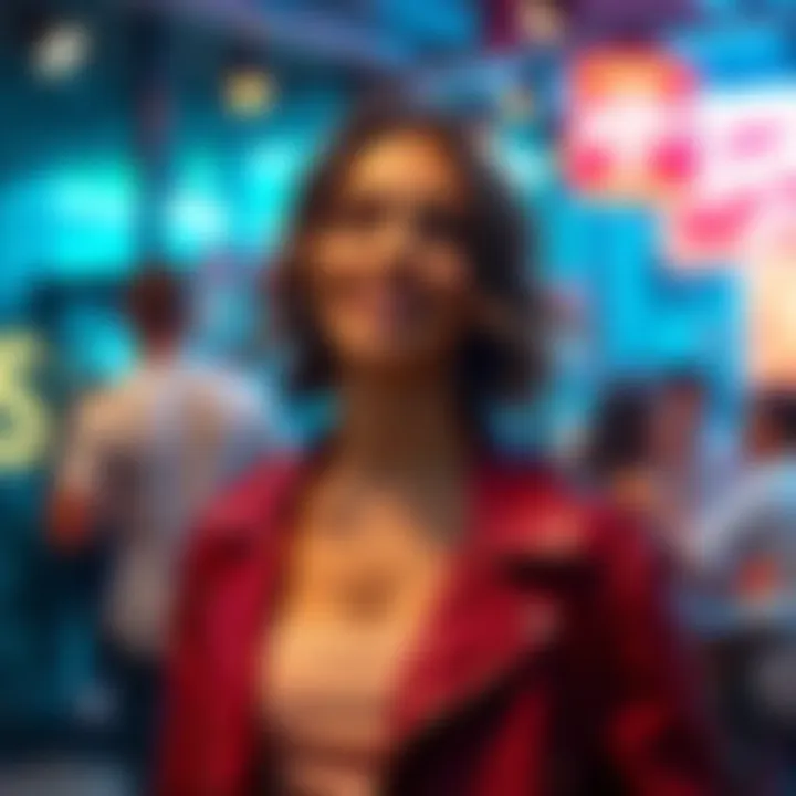 Person exuding confidence and charm A confident individual radiating sex appeal, showcasing stylish attire and a captivating smile in a social setting