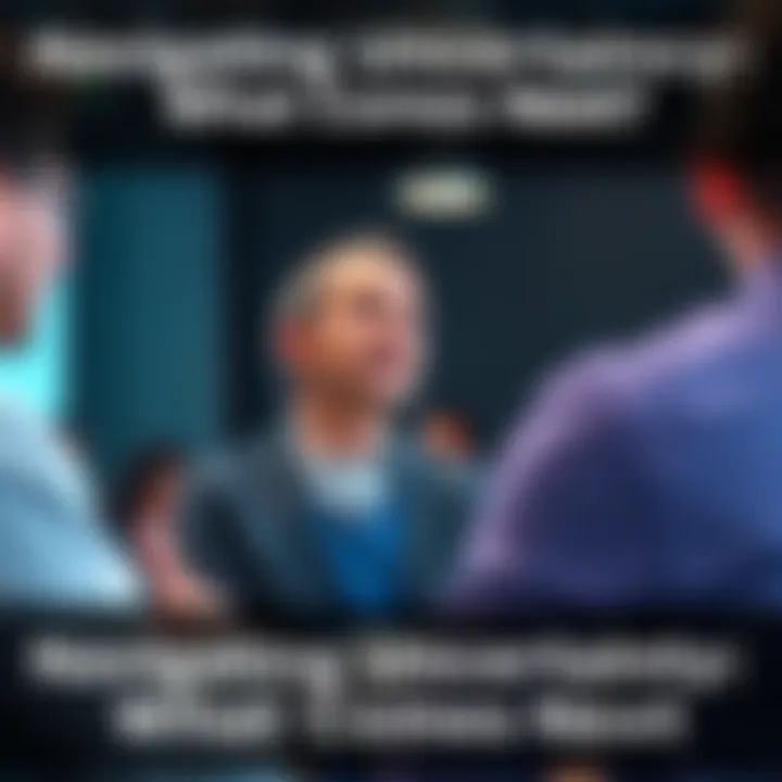 An individual confidently sharing their thoughts in a discussion setting, surrounded by attentive listeners.