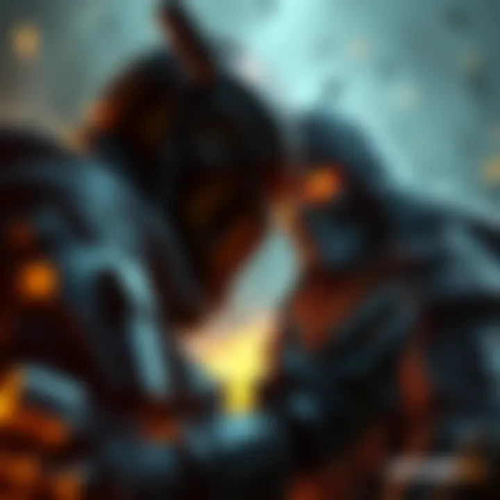 A tense moment showing Prophet facing Alcatraz, illustrating their conflict in Crysis 3