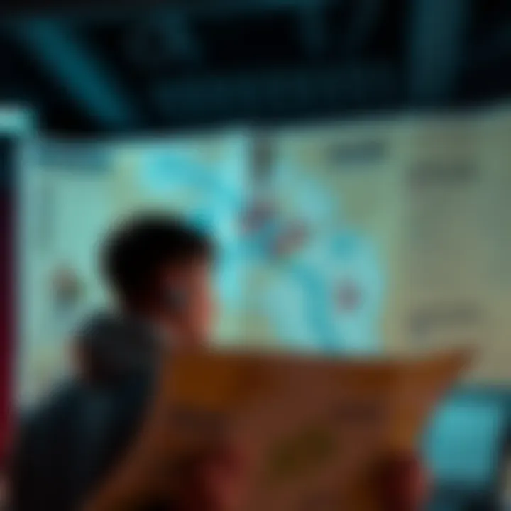 A player staring at a confusing game map, showing frustration and unclear directions in a tutorial setting