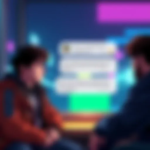 A screenshot of a text conversation between two characters, Vinh and Max, discussing a controversial gameplay choice. The chat shows mixed emotions and reactions, hinting at deeper issues related to another character, Reggie.