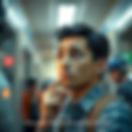 A person with a puzzled expression, staring off into the distance, contemplating a situation that feels uncertain. Their surroundings are slightly blurred to emphasize their confusion.