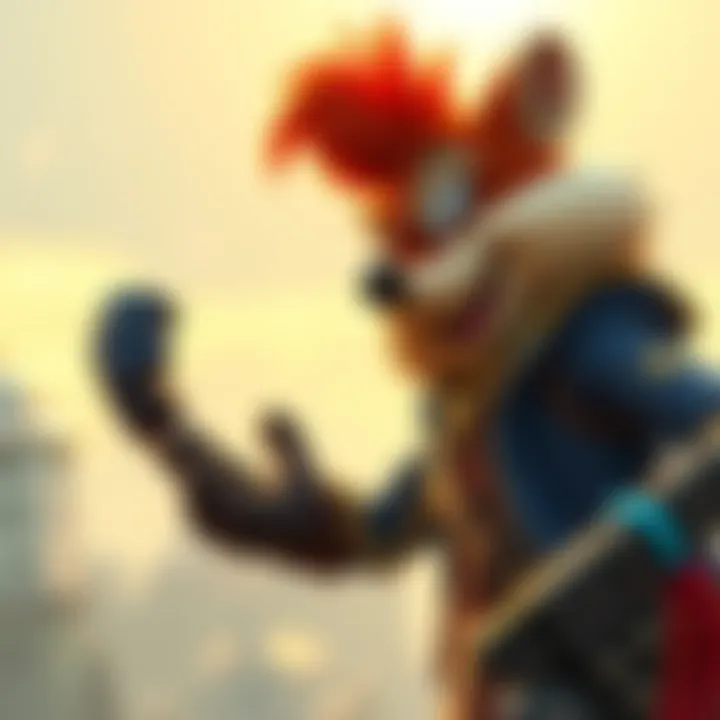 Conker Encouraging Artan Conker gives an uplifting message to Artan, inspiring him to improve his skills and compete better.