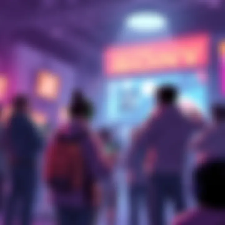 Illustration of fans and creators reaching out to Sony for IP rights