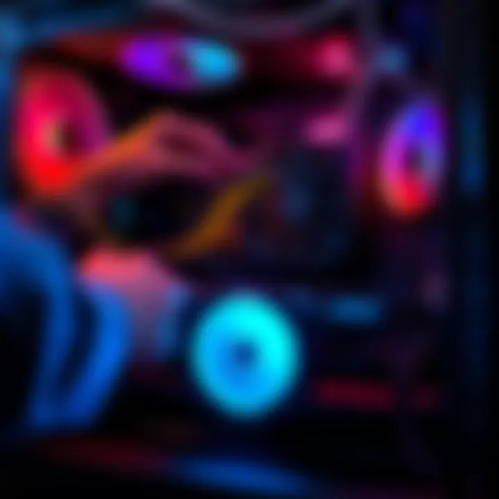 A person connecting a Corsair CX750M power supply to an MSI RTX 5070 Ti graphics card inside a computer case.