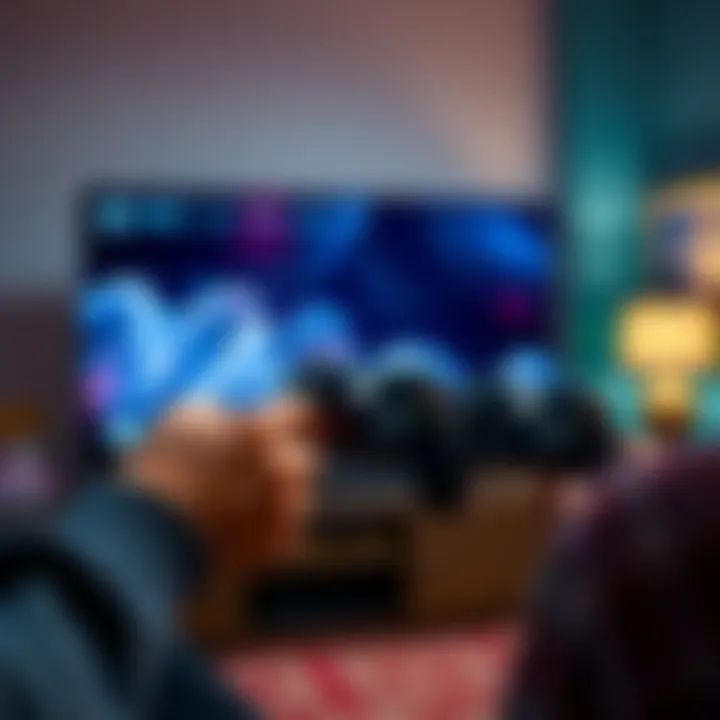 Connecting Xbox Controllers A gamer connecting multiple Xbox wireless controllers to a TV using the Xbox app.