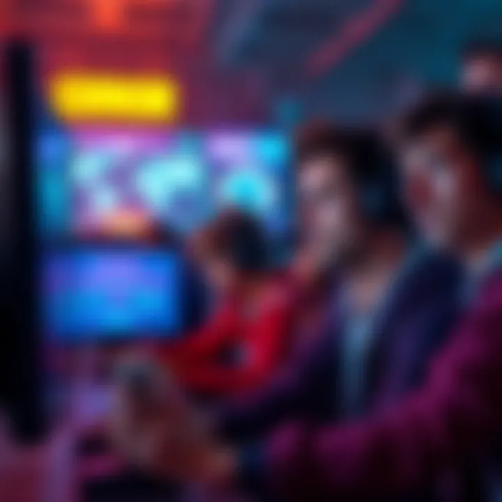 Connection Issues for Players Players experiencing connection problems with a gaming platform, showing error messages on screens and frustrated expressions.