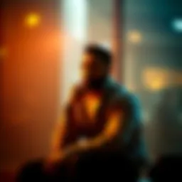 A person sitting quietly with a thoughtful expression, surrounded by warm light, symbolizing a deep emotional connection to Ashe and the significance of family love.