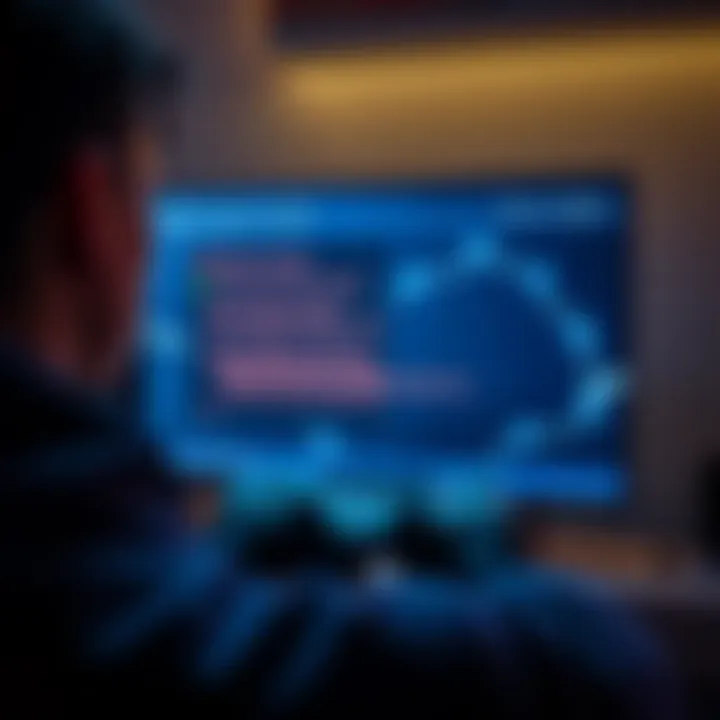 A frustrated player looking at a console screen with a game paused, showing error messages