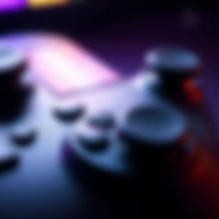 Console Button Issue A close-up of a game console controller with unresponsive buttons