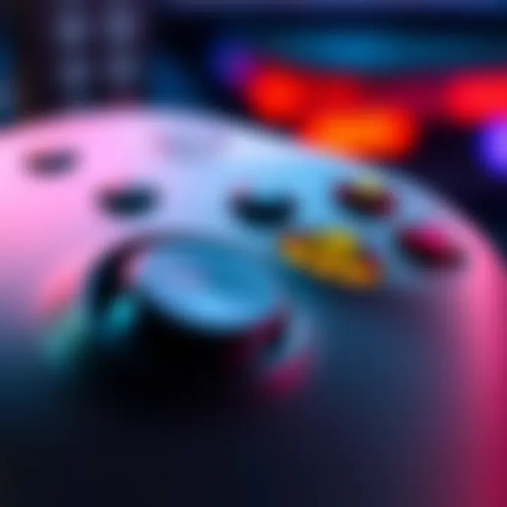 A close-up of a console controller showing left and right bumpers, emphasizing skill assignments for gamers