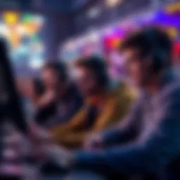 Console Gamers Online A group of console gamers frustrated while looking at their screens, discussing multiplayer fees