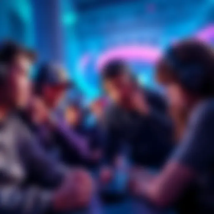 Group of console gamers discussing matchmaking issues, showing frustration over unbalanced teams