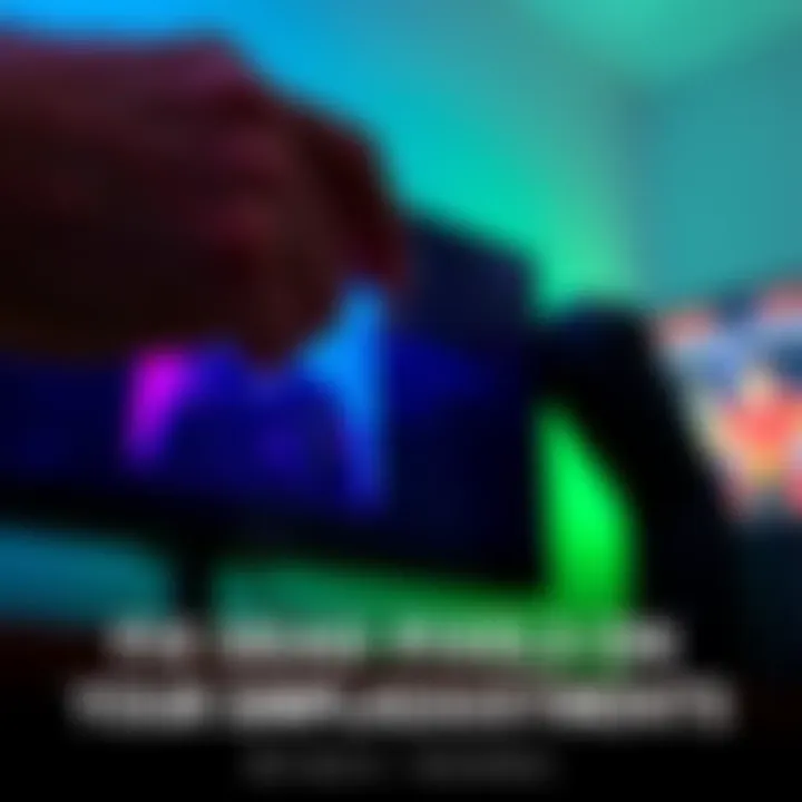 A close-up of a gaming console display being adjusted to fix dead pixels with settings on the screen