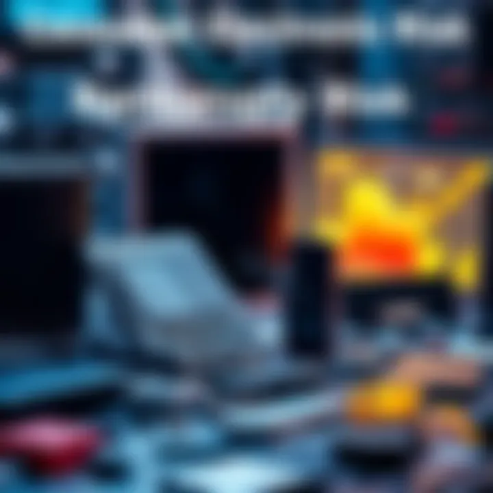 Consumer Electronics Bankruptcy Risk Visual of broken electronics and declining sales charts, symbolizing bankruptcy risks in consumer electronics due to AI memory shortage.