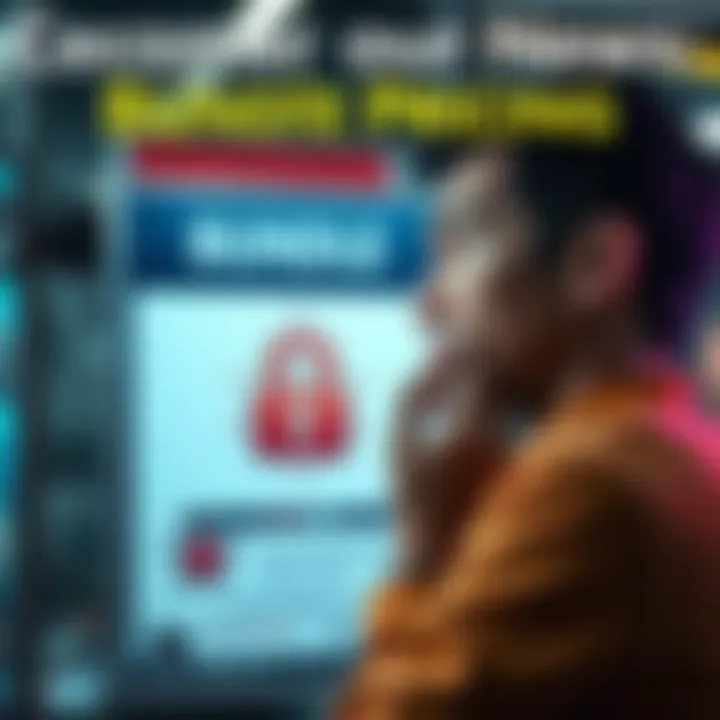 A frustrated consumer looking at a $200 bundle advertisement, showing a locked signature graphic, expressing disappointment over price and accessibility.