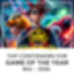 Collage of leading games competing for Game of the Year in 2026, showcasing vibrant graphics and key characters
