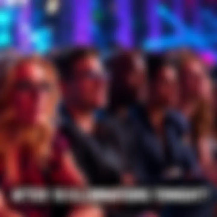 Contestants showing mixed emotions after 10 eliminations in a competition