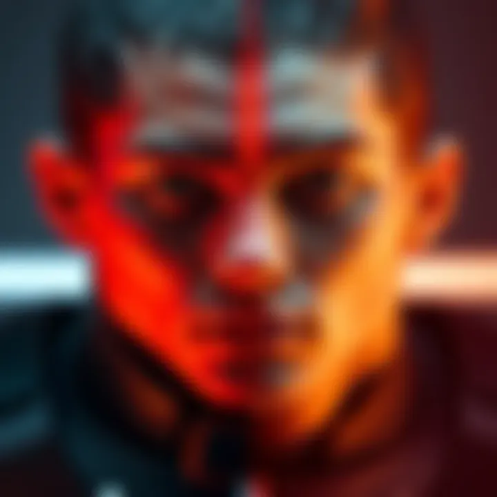 Contrasting Modeling Techniques A side-by-side comparison of two different modeling styles, showcasing their unique features and techniques.