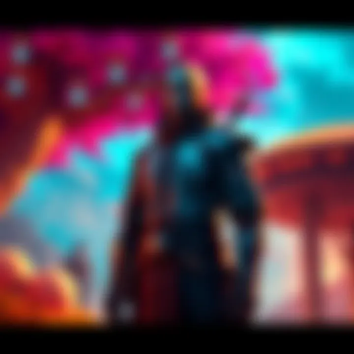A character from Control Resonant standing in a vibrant game world, showcasing detailed character design and rich environment.