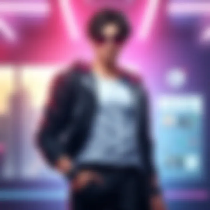 New male character design for Control: Resonant game, showing a confident figure with modern attire in a gaming environment