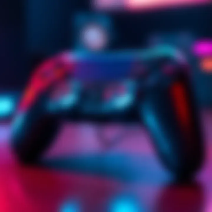 A gaming controller showcasing the Negative RC Filter feature, highlighting the impact on aim assist in Apex Legends.