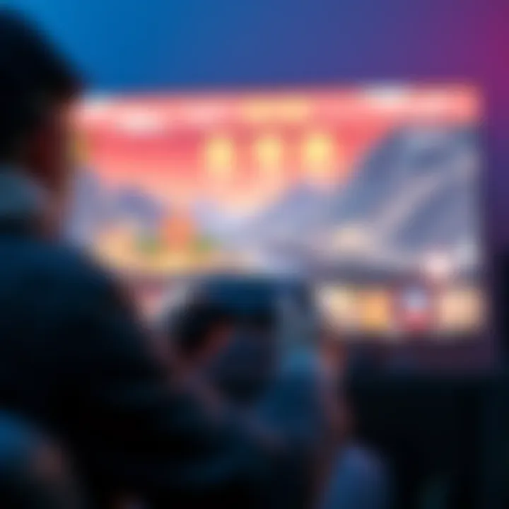 A gamer trying to connect a controller to Wuchang on a screen showing Game Pass, with a focused expression.