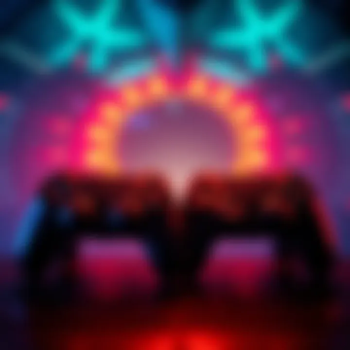 Two game controllers ready for co-op gameplay in Clair Obscur 33