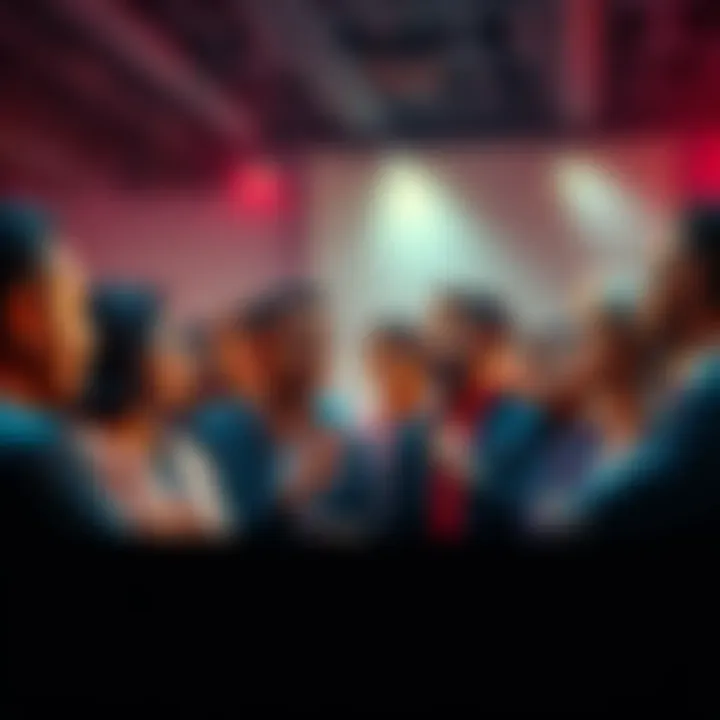Controversial Debate A group of diverse people engaged in a heated discussion, expressing strong opinions about a controversial topic.