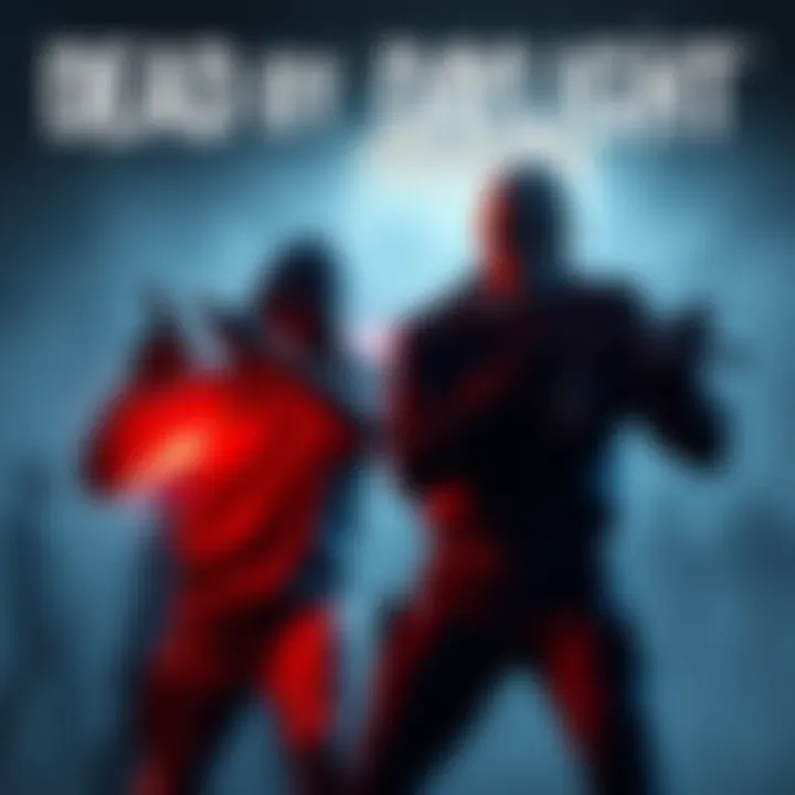 A scene depicting players in Dead by Daylight, showcasing the tension between a killer character and survivors, highlighting frustration and conflict in the game.