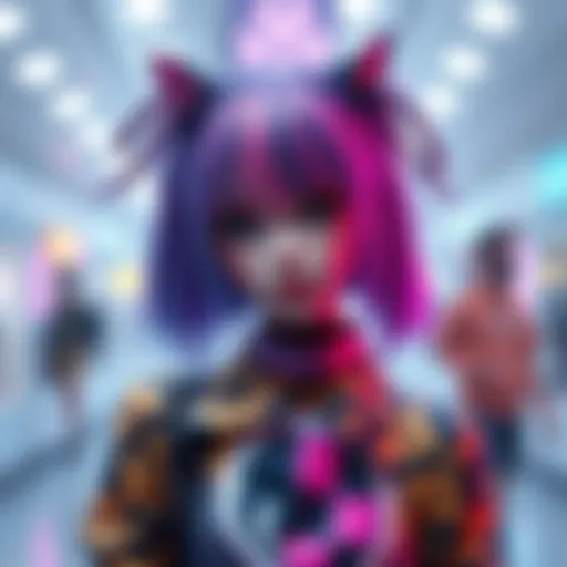 The outfit in question features mismatched graphics and high-resolution hair, raising eyebrows in a design contest.