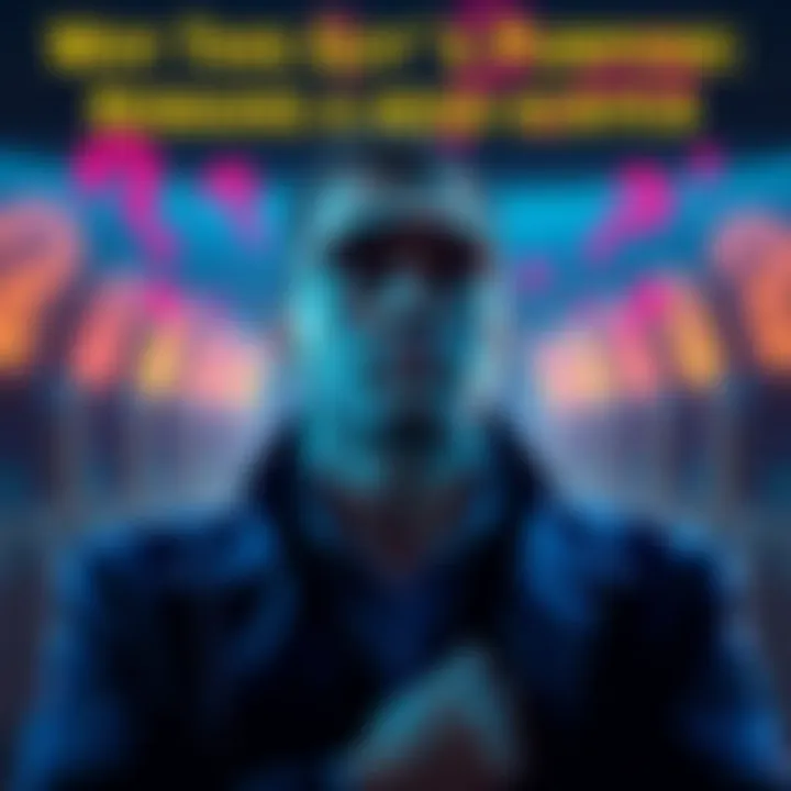 A man looking contemplative, surrounded by question marks, symbolizing confusion about his purpose.