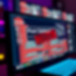 A computer screen showing a notification about a post being deleted, with blurred text in the background.