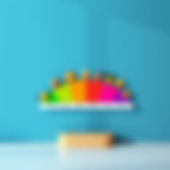 A colorful scale chart showing different levels of being 'cooked', ranging from relaxed to overwhelmed, with playful graphics and emojis representing each level.