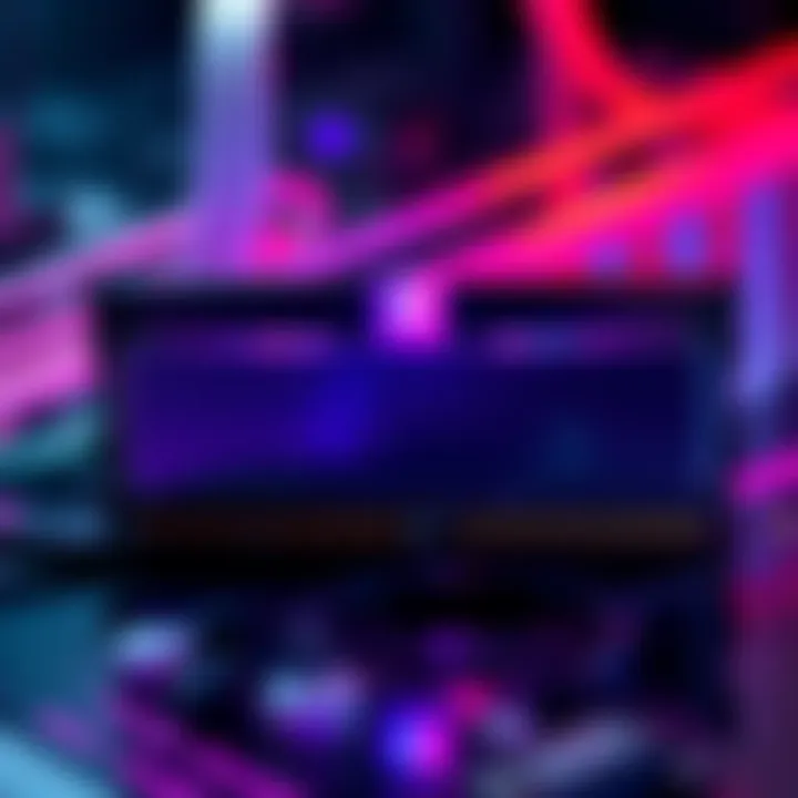 A RAM module with a cooling solution that reduces temperatures, showing sleek design and no moving parts.