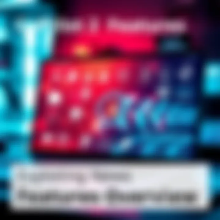 CoPilot 2 Features Overview A digital interface showcasing the new features of CoPilot 2, with icons representing productivity tools and collaboration options.