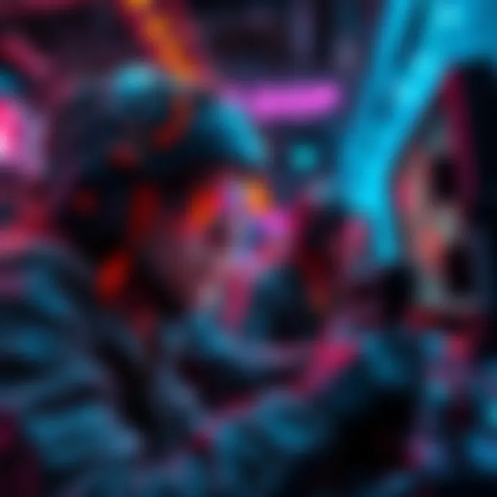 A beginner playing C-ops on a Platinum level, focused on the screen with excitement and concentration.