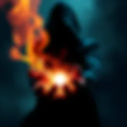 Corps symbolizing control A shadowy figure representing organizations reaching out to grasp a glowing soul, set against a dark background