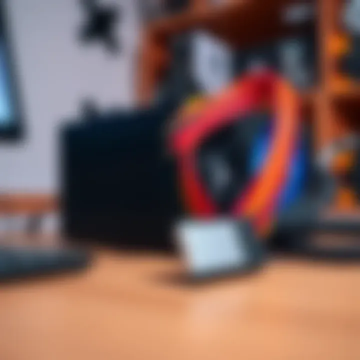 Colorful Corsair SATA cables connected to a CX750M power supply unit on a desk