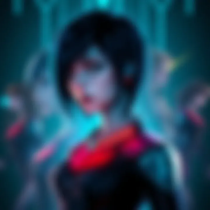 Visual representation of Cortana's changing designs over the years, highlighting her early look and the almost nude version in the fourth iteration.