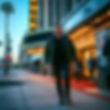 Cory Barlog Leaving Peacock Theater Cory Barlog exits the Peacock Theater in Los Angeles with staff from Santa Monica Studios, hinting at future game news.